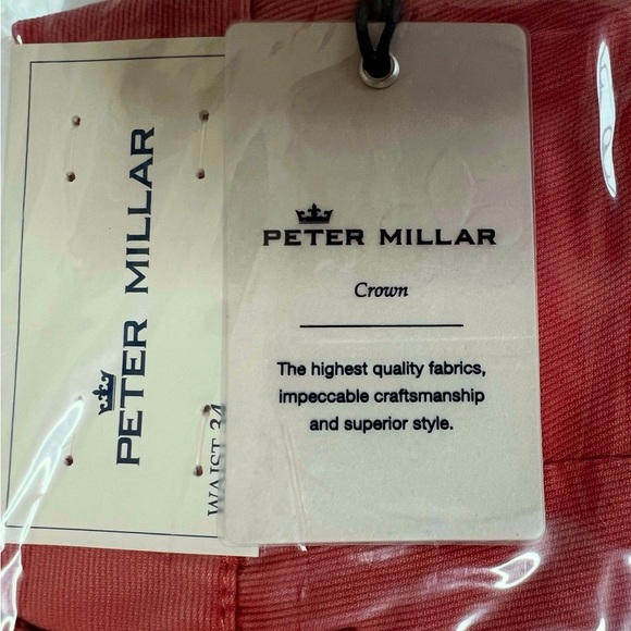 Peter Millar Crown Sport Performance Golf Shorts MS21B10 34  Men NEW 708 - Picture 3 of 3